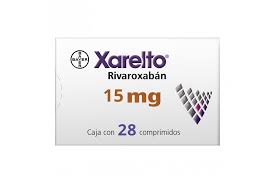 XARELTO 15mg c/28 tabletas