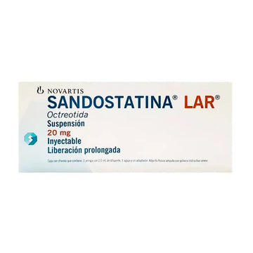 SANDOSTATINA LAR 20 mg suspensión inyectable