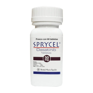 SPRYCEL 50 mg Dasatinib frasco c/60 tabletas