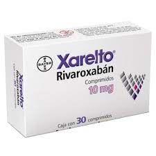 XARELTO 10 mg caja con 30 comprimidos