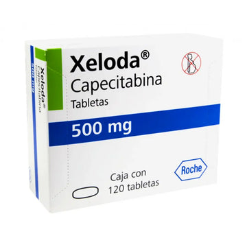XELODA 500 mg caja con 120 tabletas