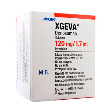 XGEVA solución 120 mg/1.7 ml inyectable
