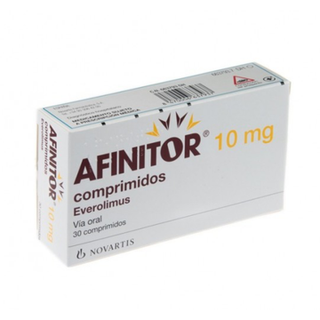 AFINITOR 10 mg caja con 30 comprimidos