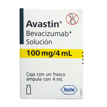 AVASTIN 100 mg caja c/1 frasco ámpula de 4 ml.